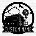 Barn & Windmill Monogram