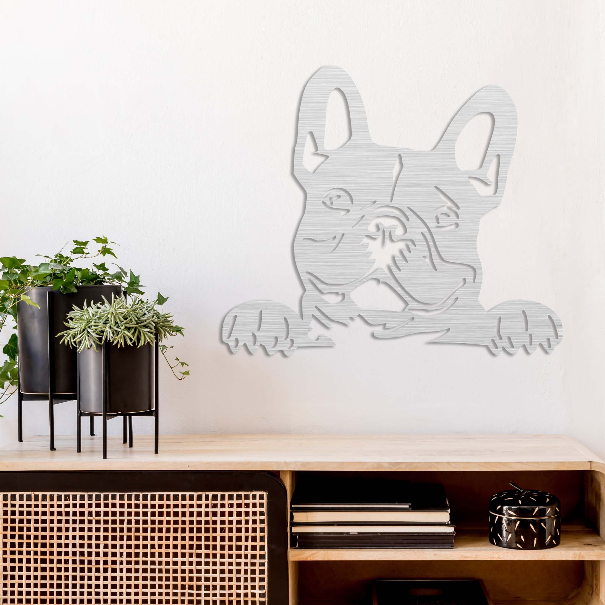 French Bulldog - Metal Wall Art