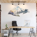 Yosemite Mountain Range View - Metal Wall Art