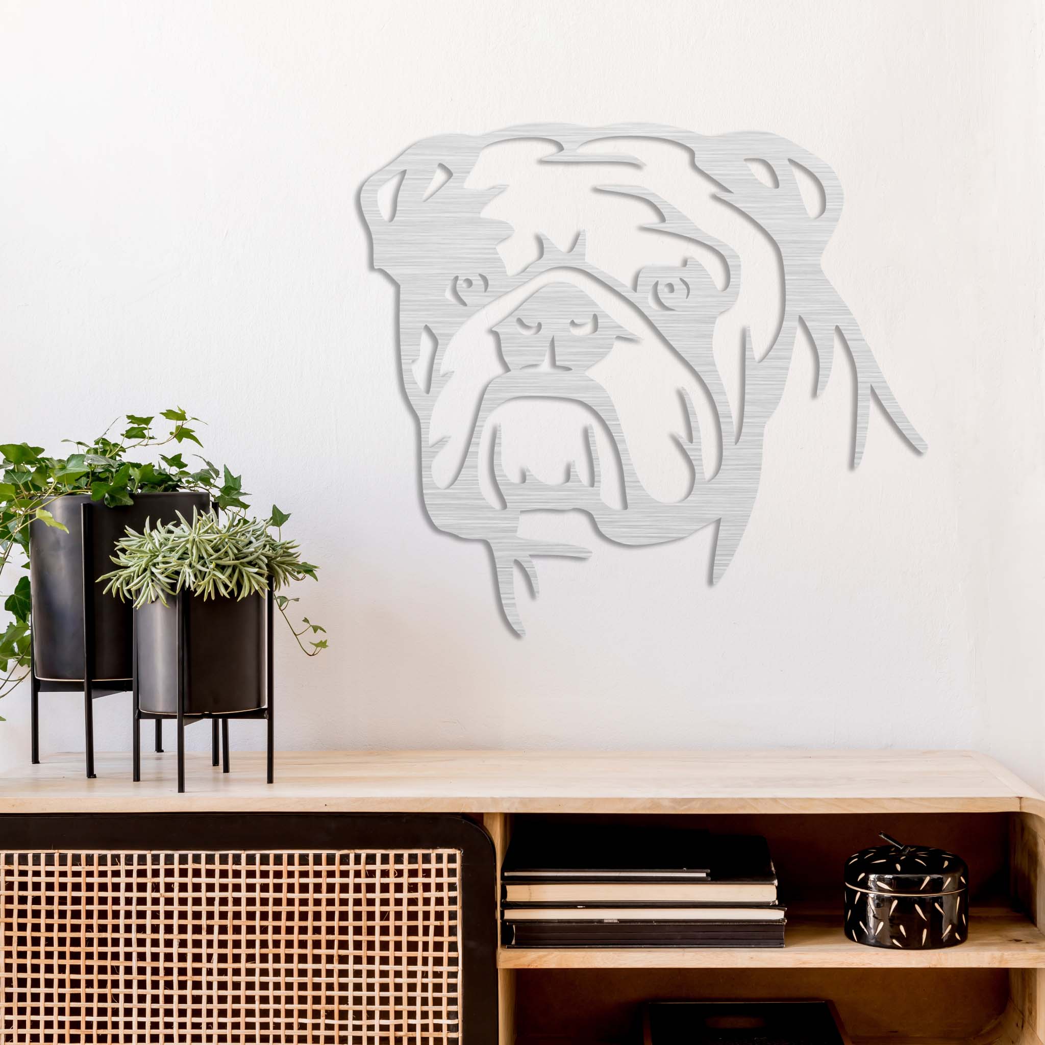 English Bulldog - Metal Wall Art