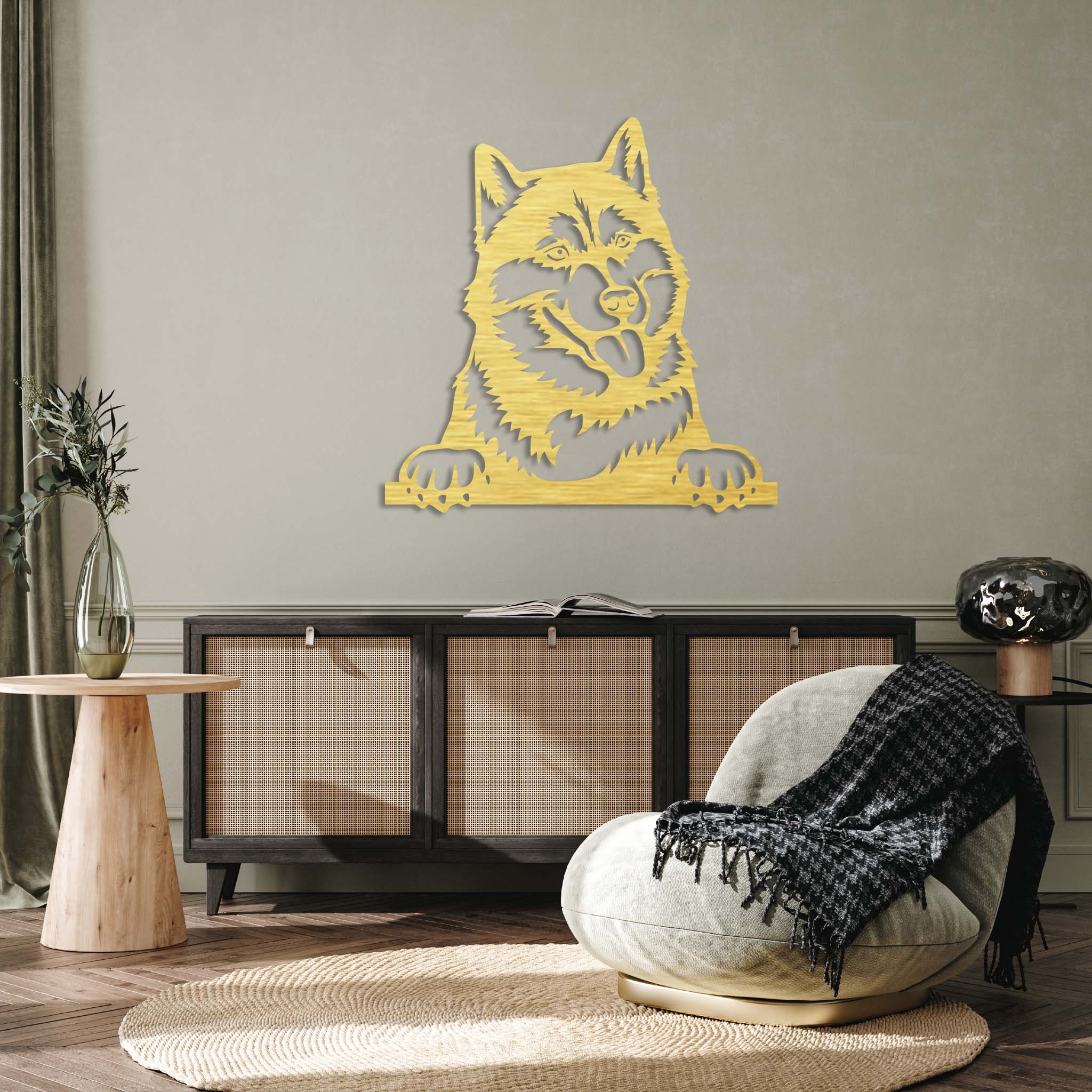 Husky - Metal Wall Art