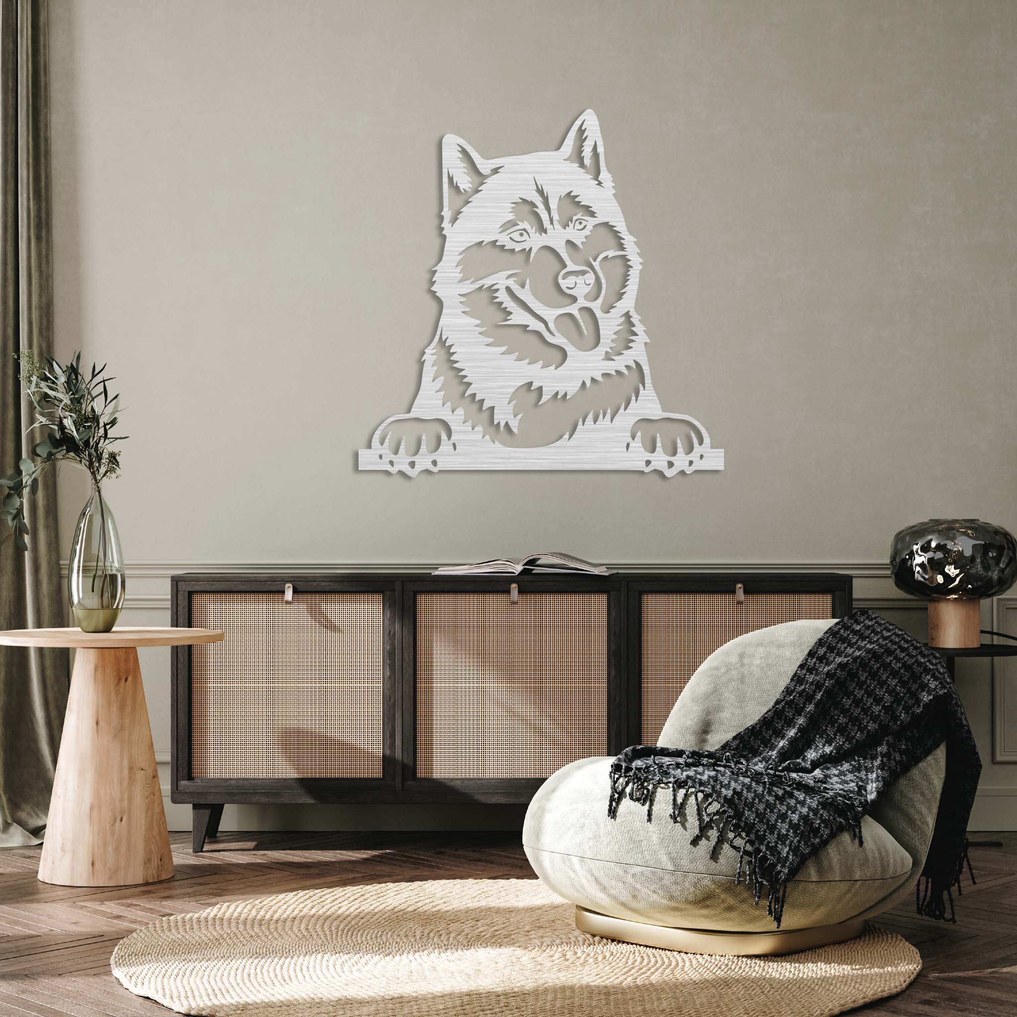Husky - Metal Wall Art