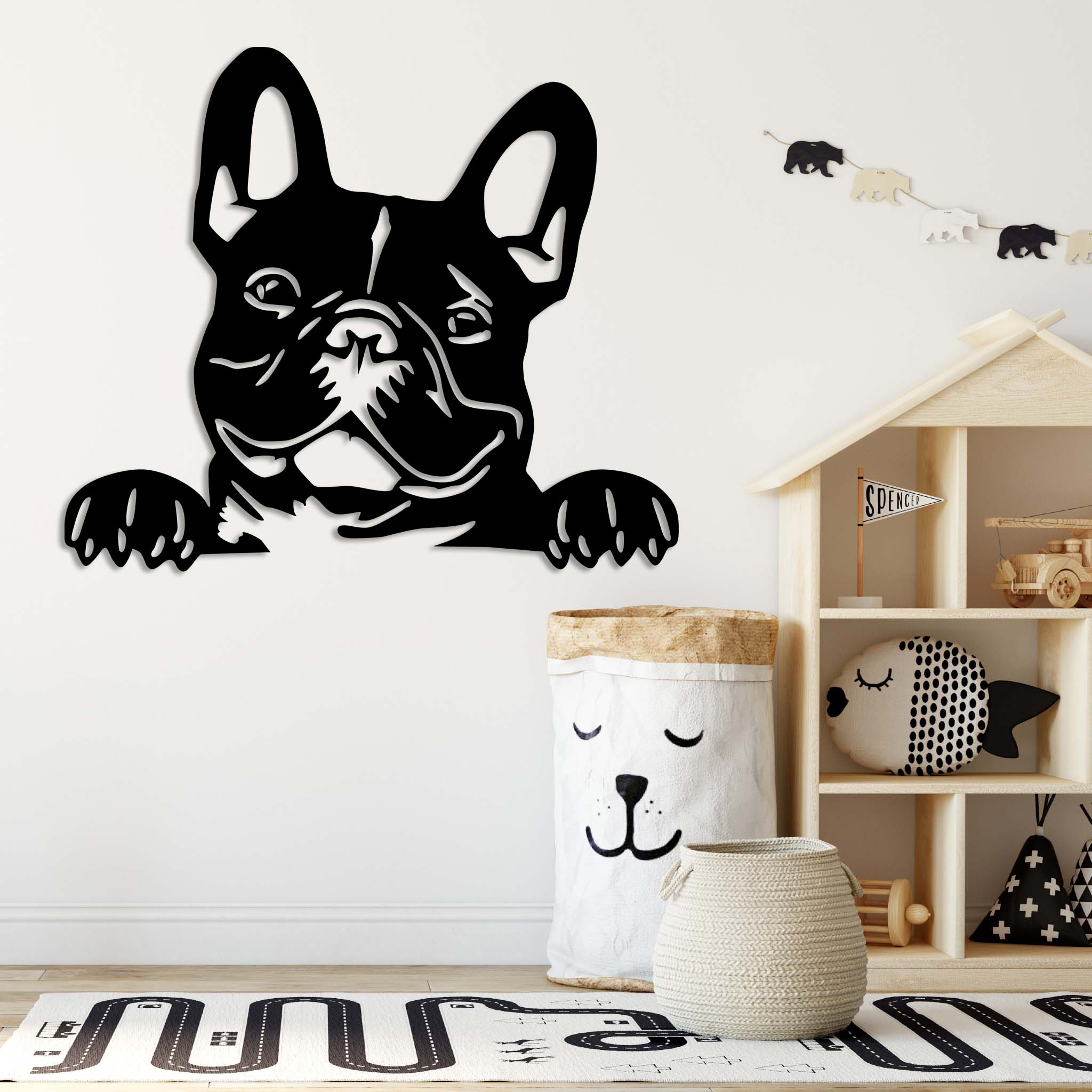 French Bulldog - Metal Wall Art