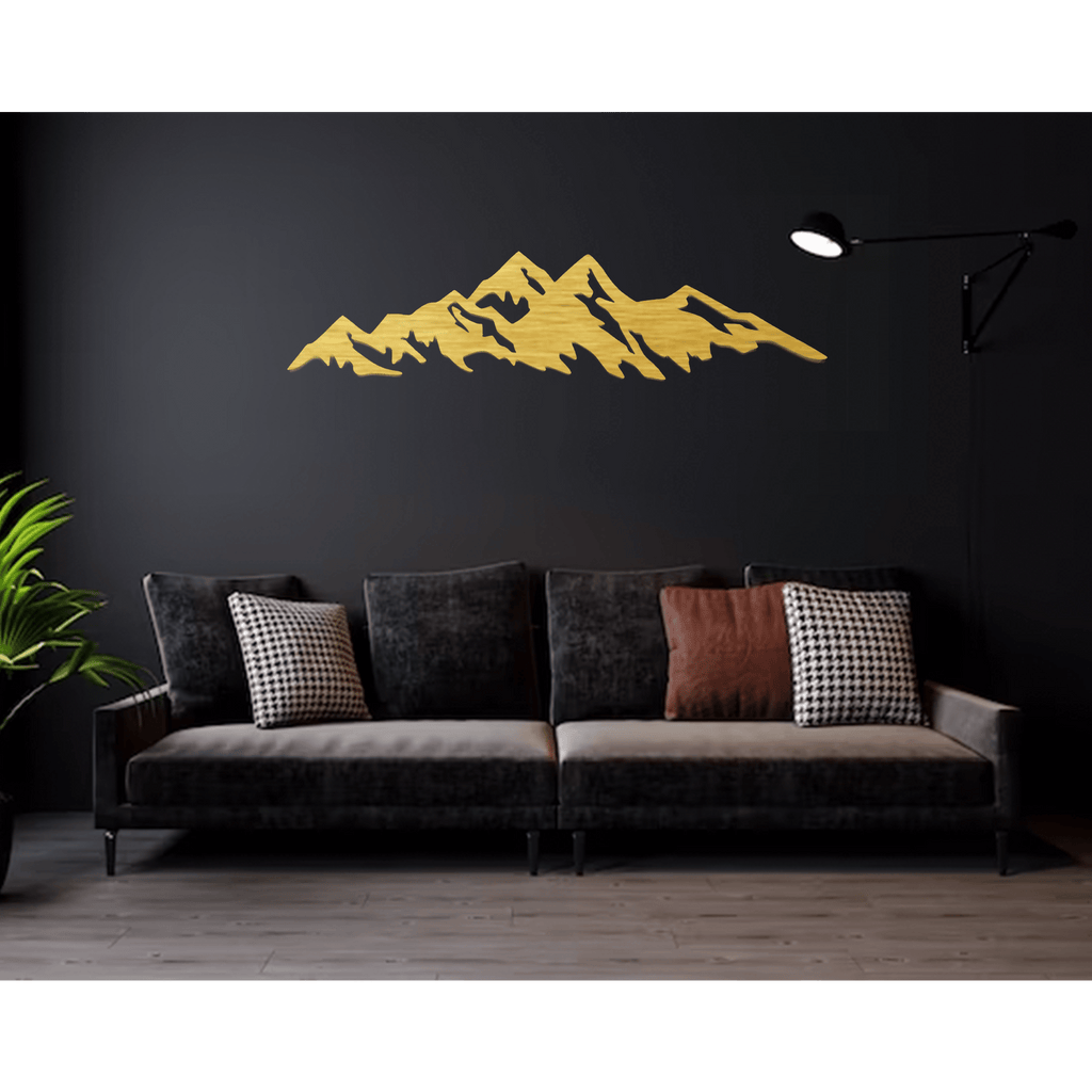Mountains - Metal Wall Art