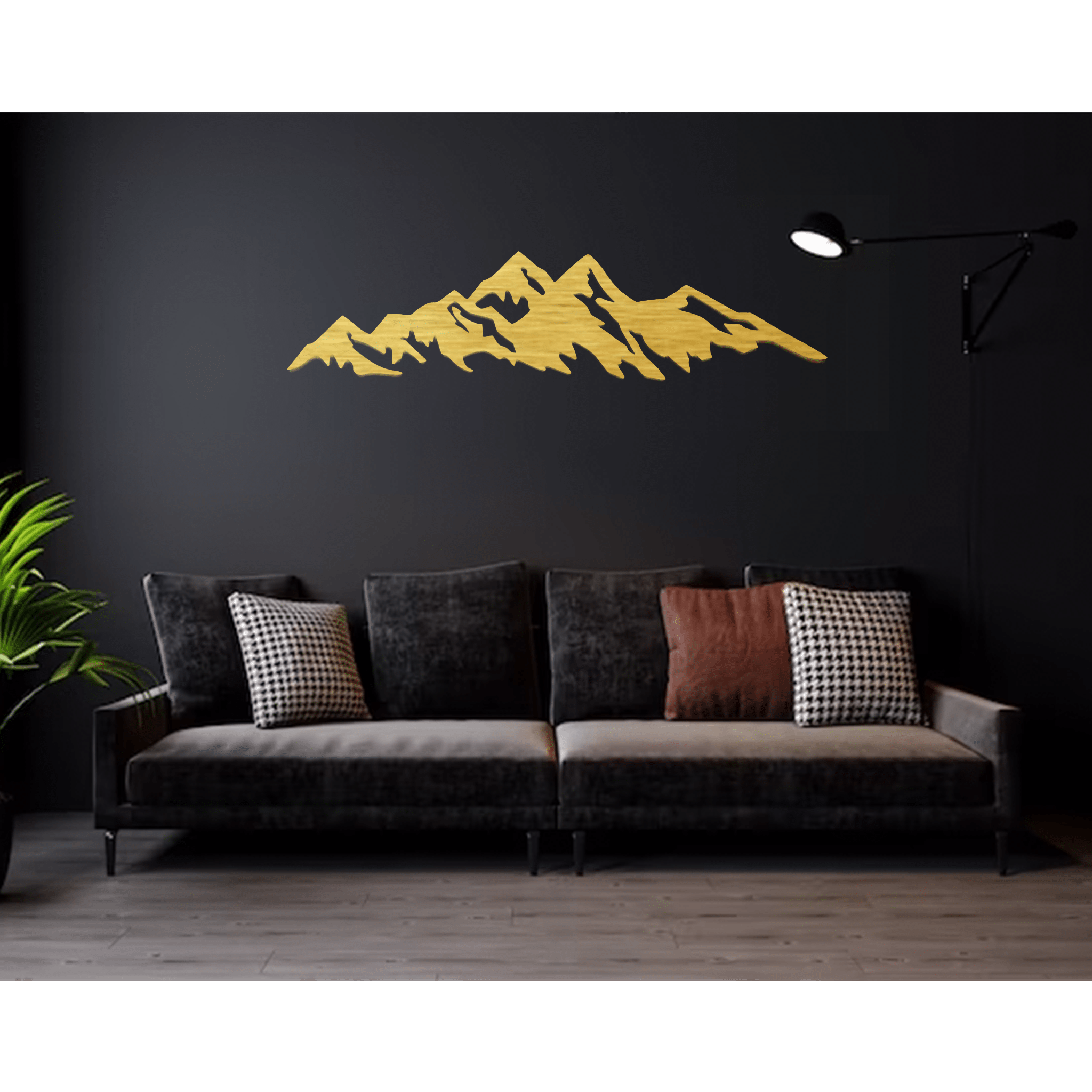Mountains - Metal Wall Art