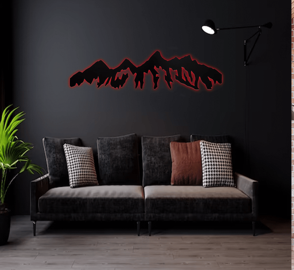 Teton Mountain Range - Metal Wall Art