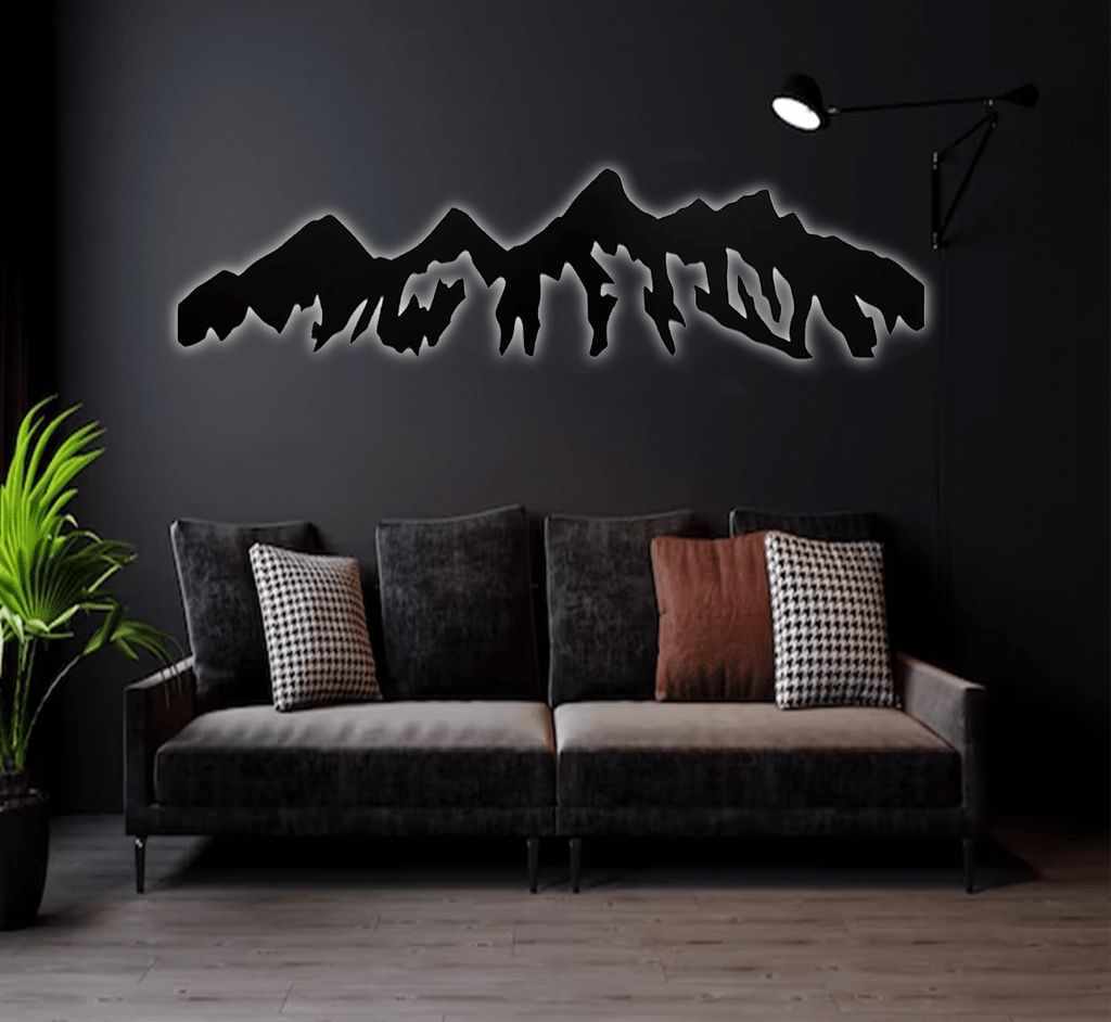 Teton Mountain Range - Metal Wall Art