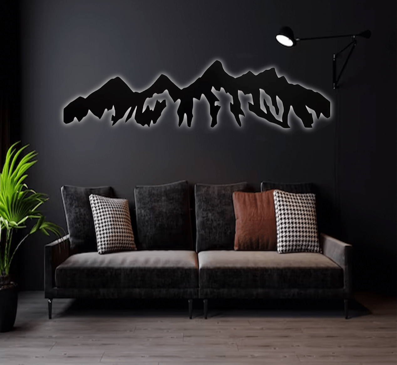 Teton Mountain Range - Metal Wall Art