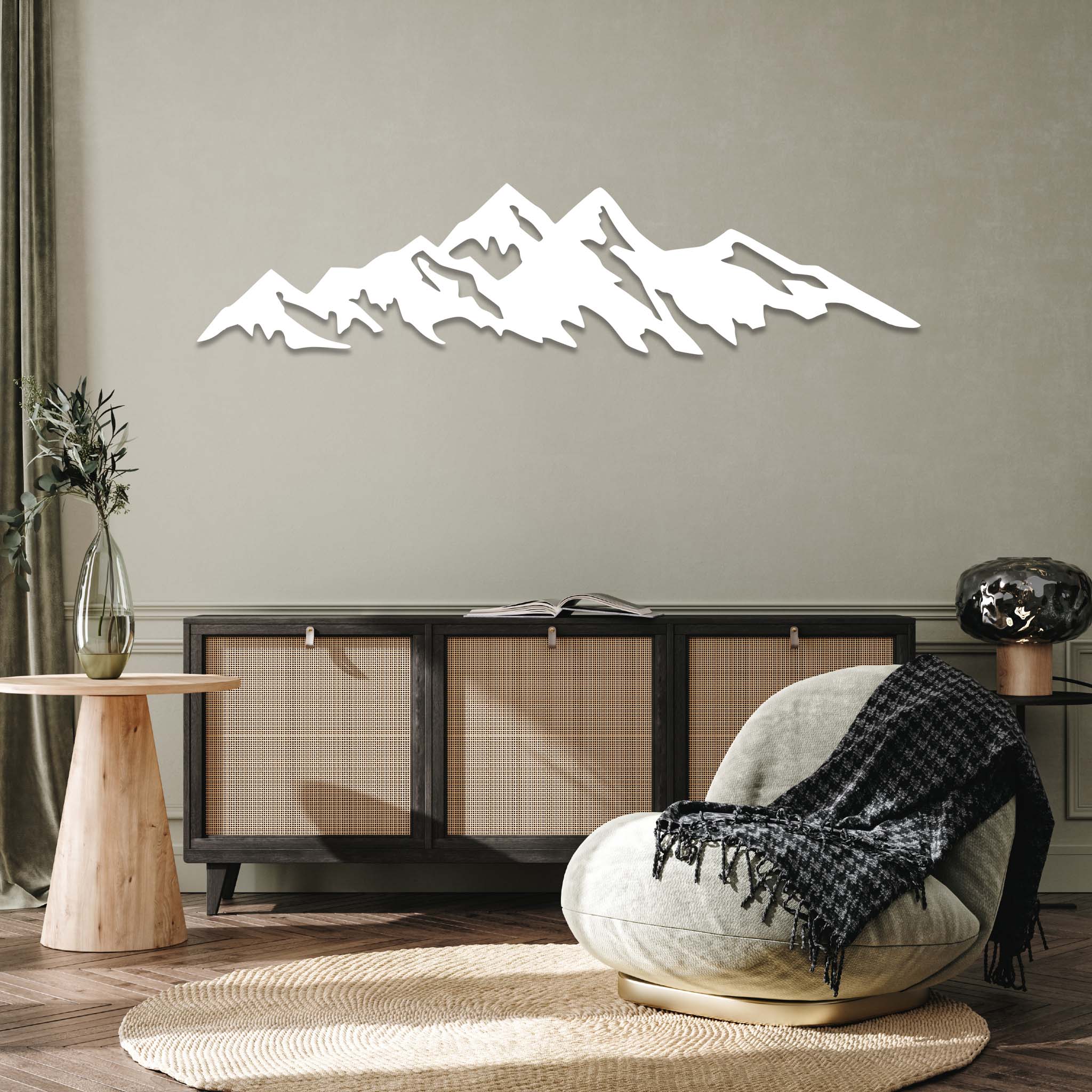 Mountains - Metal Wall Art