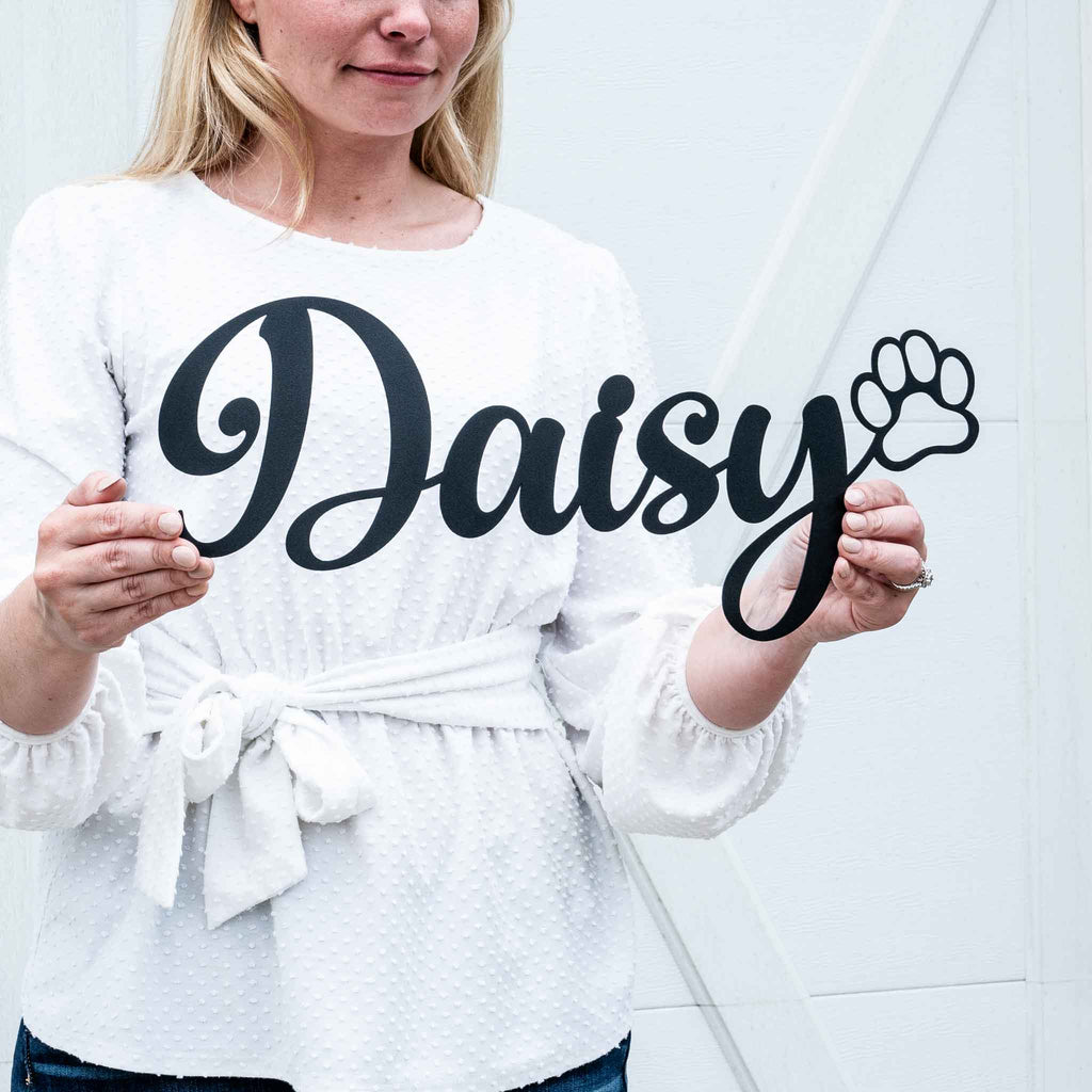 Pet Name with Paw