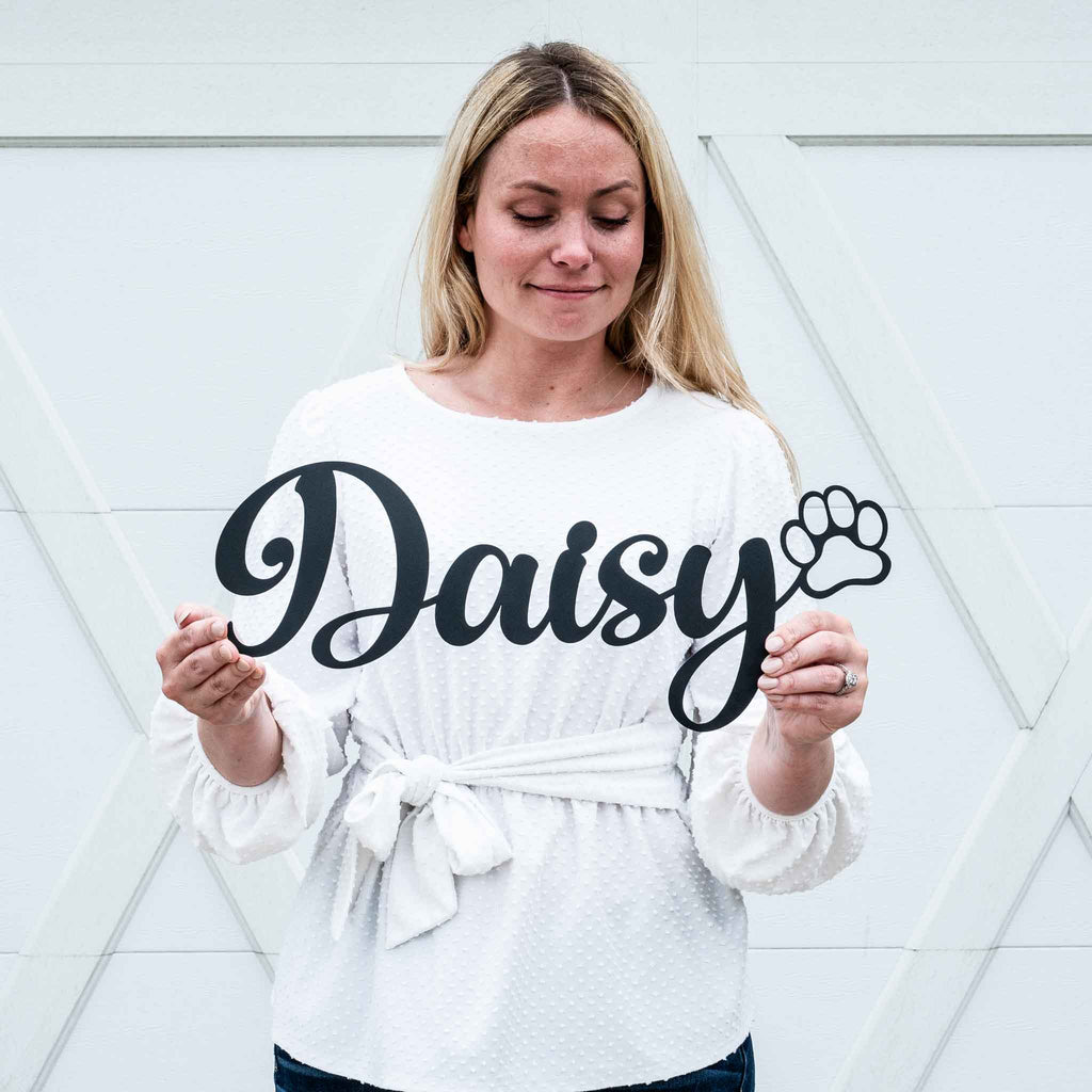 Pet Name with Paw