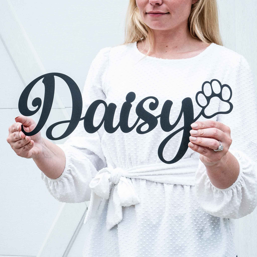 Pet Name with Paw
